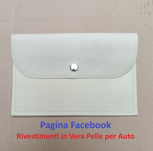 Portadocumenti libretto beige - portadocumenti,