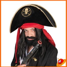 Cappello Teschio Dorato Pirata