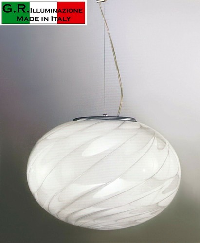 Lampadario moderno vetro - lampadario, in