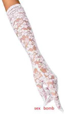 SEXY guanti BIANCHI lunghi