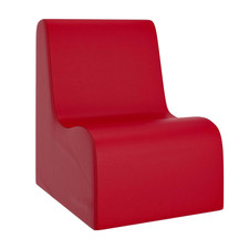 Versatile Sedia Contorno Rosso