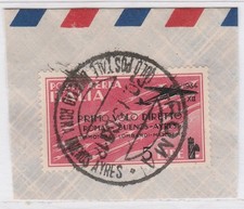 Regno d'Italia Aerea 1934 Volo Roma-Buenos Aires 5 su 2 Lire Usato A30P44F45952