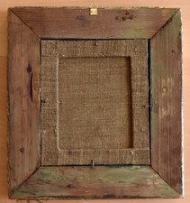 AD OLI SU TELA SU CORNICE DORATA