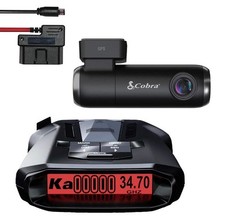 Cobra RAD 700i Rilevatore Radar Laser & SC100 Smart Dash Cam Rilevamento Posteriore, DSP,