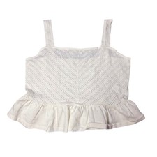 JustFab canotta bianca