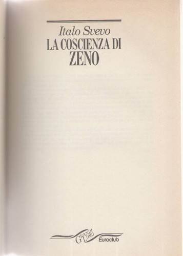 Coscienza zeno italo - la,