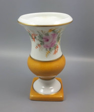 limoges baroni porcellana mini vaso svasato decorato a mano h cm 9,5