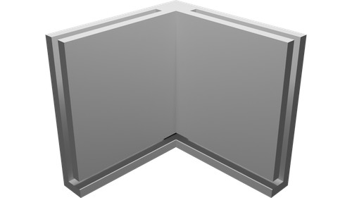 Angolare per specchio 3mm - per,