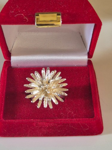 Anello vintage fiore - fiore, argento