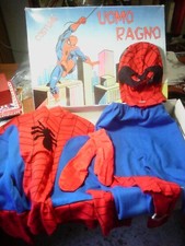  SPIDER MAN : INTROVABILE COSTUME DEL 1978 DELL ' UOMO RAGNO  !!!!!!!!!!!!!!!!!!