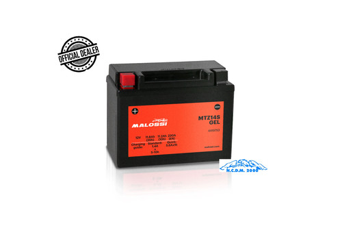 Batteria malossi yt14s gel - batteria,