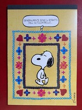 SNOOPY SCHULZ Blocco Notes scuola A5 quadretti vignetta Virca (Anni 80) Memo Pad