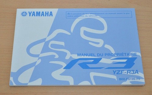 Yamaha yzf r3a manual du - yamaha,