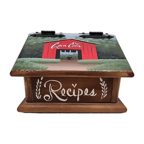 Ricettario vintage legno di - ricettario,