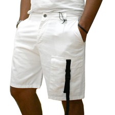 Bermuda Uomo Cargo Bianco con