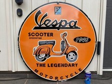 Insegna smaltata Vespa Moto