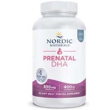 Nordic Naturals, Prenatal DHA, 830mg Omega-3 più 400 UI D3, insapore