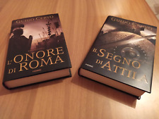 IL SEGNO DI ATTILA-L'ONORE DI ROMA - 2 ROMANZI STORIA - GUIDO CERVO - ED. PIEMME