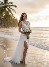 Abito da sposa bianco in
