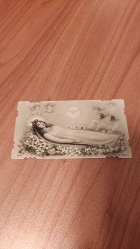 Holy card santino vergine - santino,