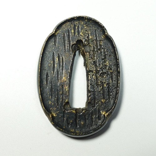 Japanese tanto tsuba brass - tanto,