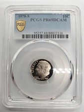 Pcgs pr69dcam 1978 moneta - pcgs,