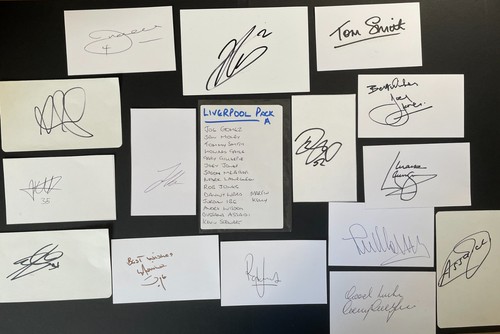Liverpool signed autograph - signed,