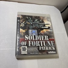soldier of fortune payback PlayStation 3 Ps3 N.L849 disco come nuovo italiano