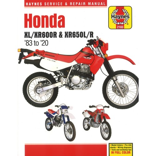 Honda moto xr600r e - honda,