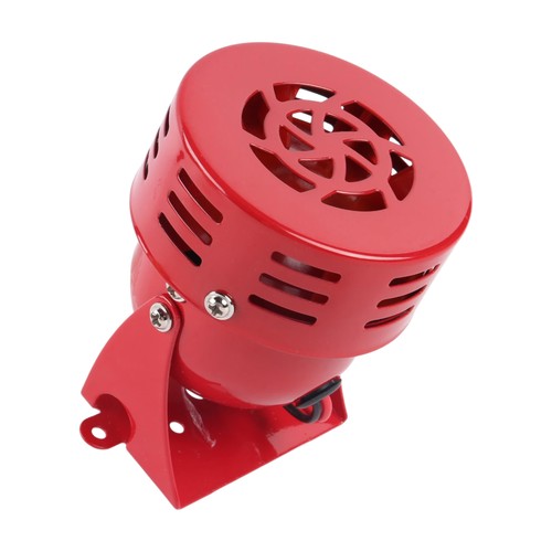 Sirena motore metallo rosso