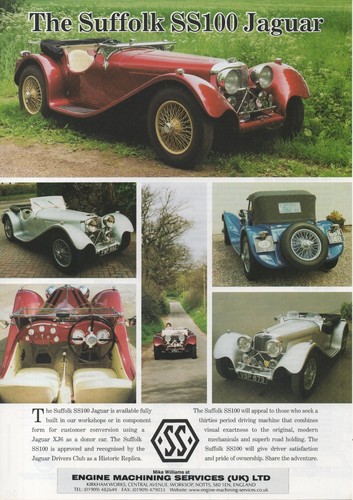 Suffolk ss100 jaguar - ss100, car