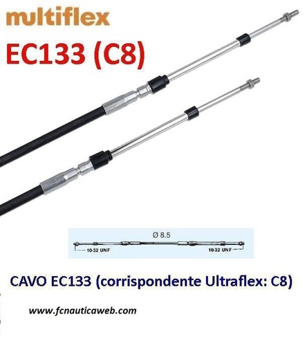 Cavo telecomando multiflex - telecomando, c8