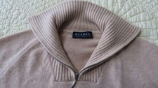 Maglione scollo zip puro cashmere di SCABAL Italia nuovo senza etichette prezzo di listino 700€+ articolo lusso