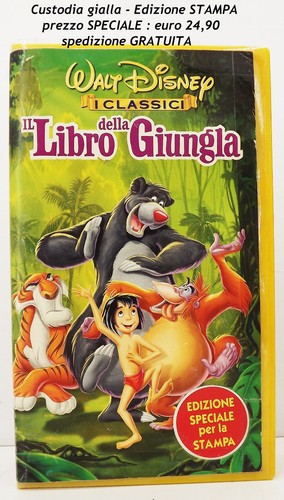 Vhs libro della giungla - della,