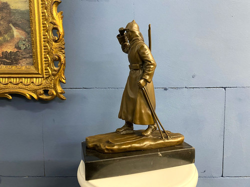 Scultura bronzo soldato - scultura,