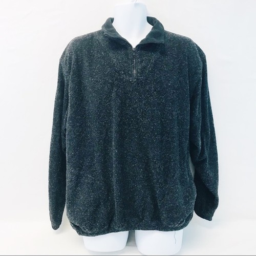 Sweater fleece nero - nero, 1/2
