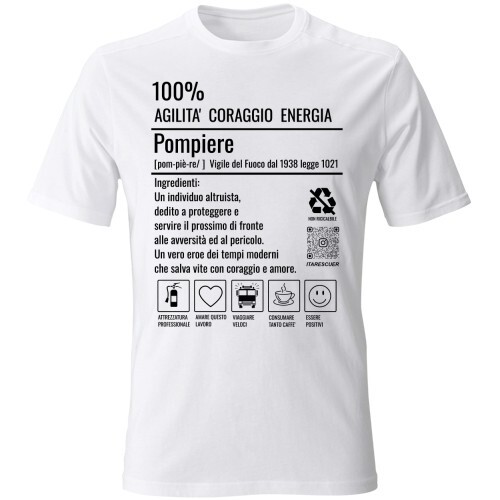 Shirt unisex vigili del - t-shirt,