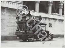 Foto d'epoca carro funebre militare anni '30/40 Milano