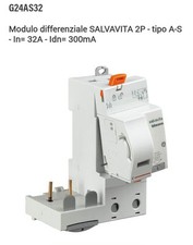 BTicino G24AS32 - Modulo Differenziale Salvavita 2P-tipo AS - In= 32A-Idn= 300mA