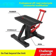 Banco riparazione moto fuoristrada manutenzione banco parcheggio idraulico