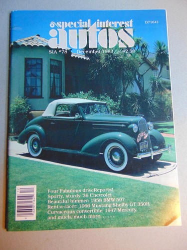 Special interest autos - interest,
