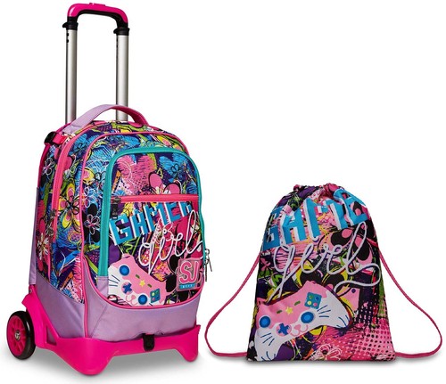 Zaino scuola con - con, carrello
