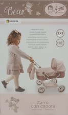 GIOCHERIA ARIAS 2X1 PASSEGGINO PER BAMBOLE CON CAPOTTINA CON BORSA 40863