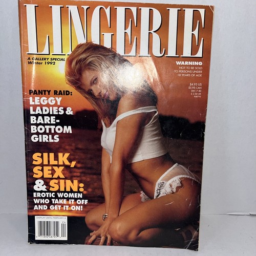 Lingerie magazine winter 1992 - lingerie,
