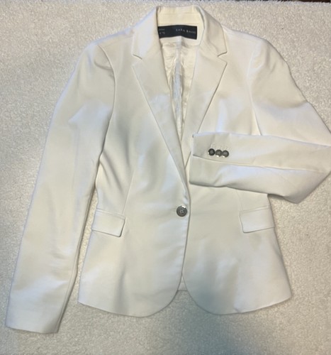 White zara blazer size - zara, s
