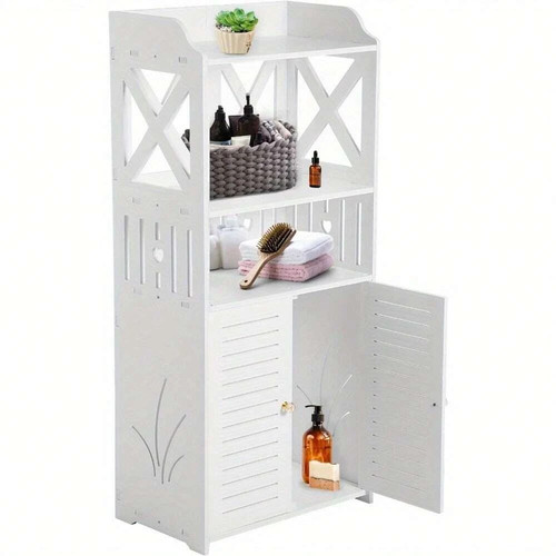 Armadio bianco bagno livelli - bagno, 3