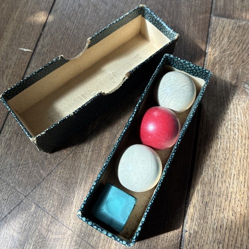 Antiche palline biliardo - palline,