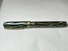 Penna stilografica vintage Waterman Ink Vue Emerald Ray anni 30