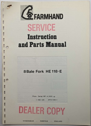 Farmhand manuale istruzioni e - farmhand;,