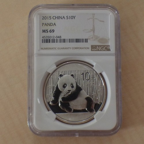 China yuan panda 2015 - panda, ngc